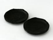 RYUBOKU Chataku (handcrafted saucer: pair)
