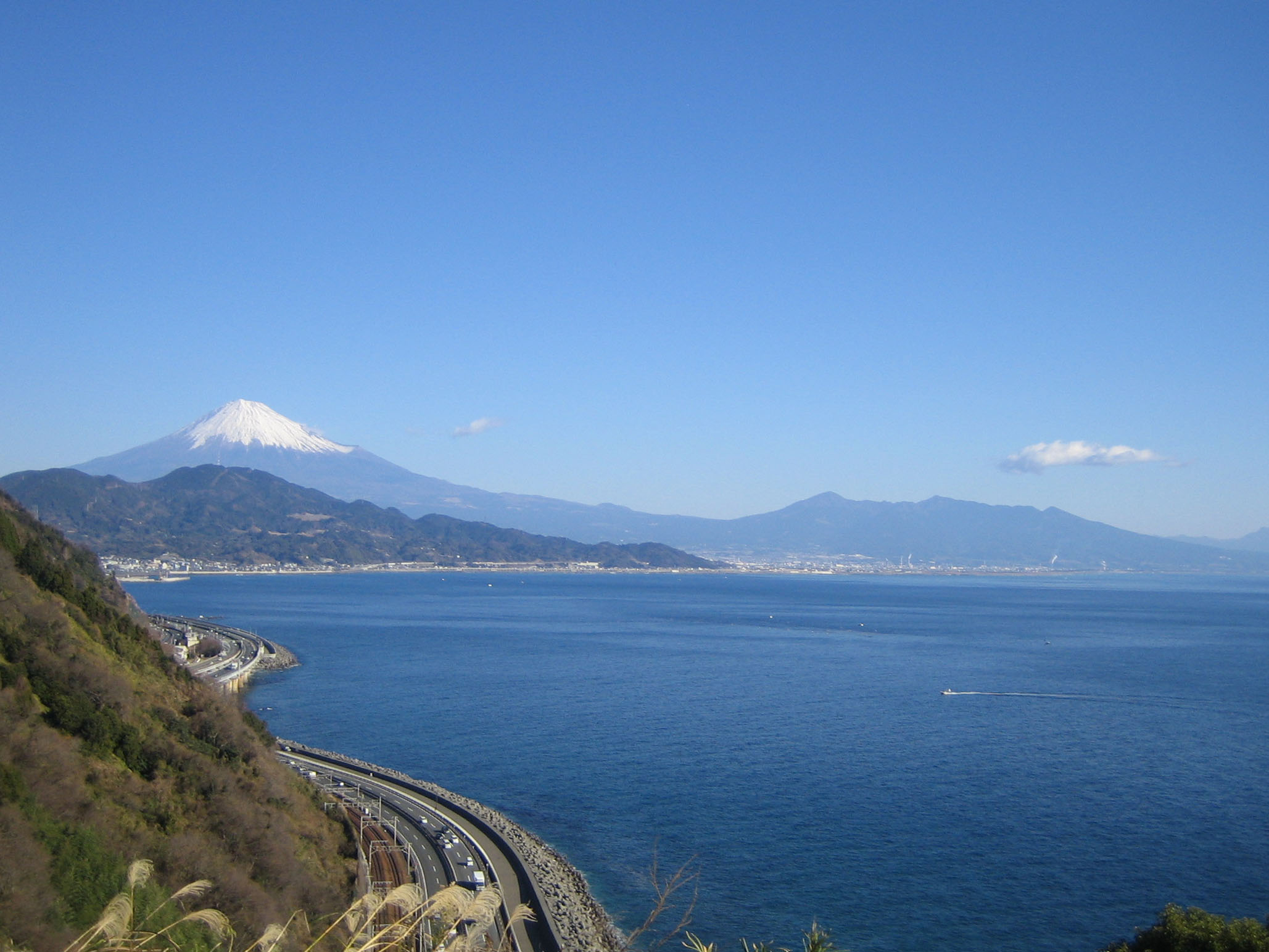 View of Mt. Fuji from SURUGA bay